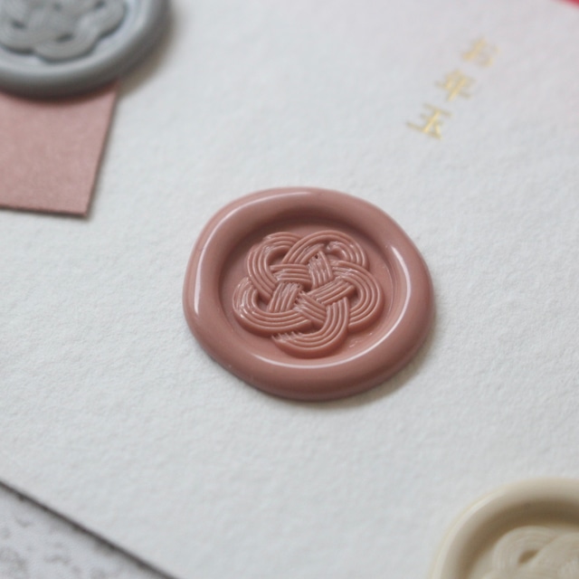 【WAGARA】Wax Seal Stamp│梅結び【15mm】