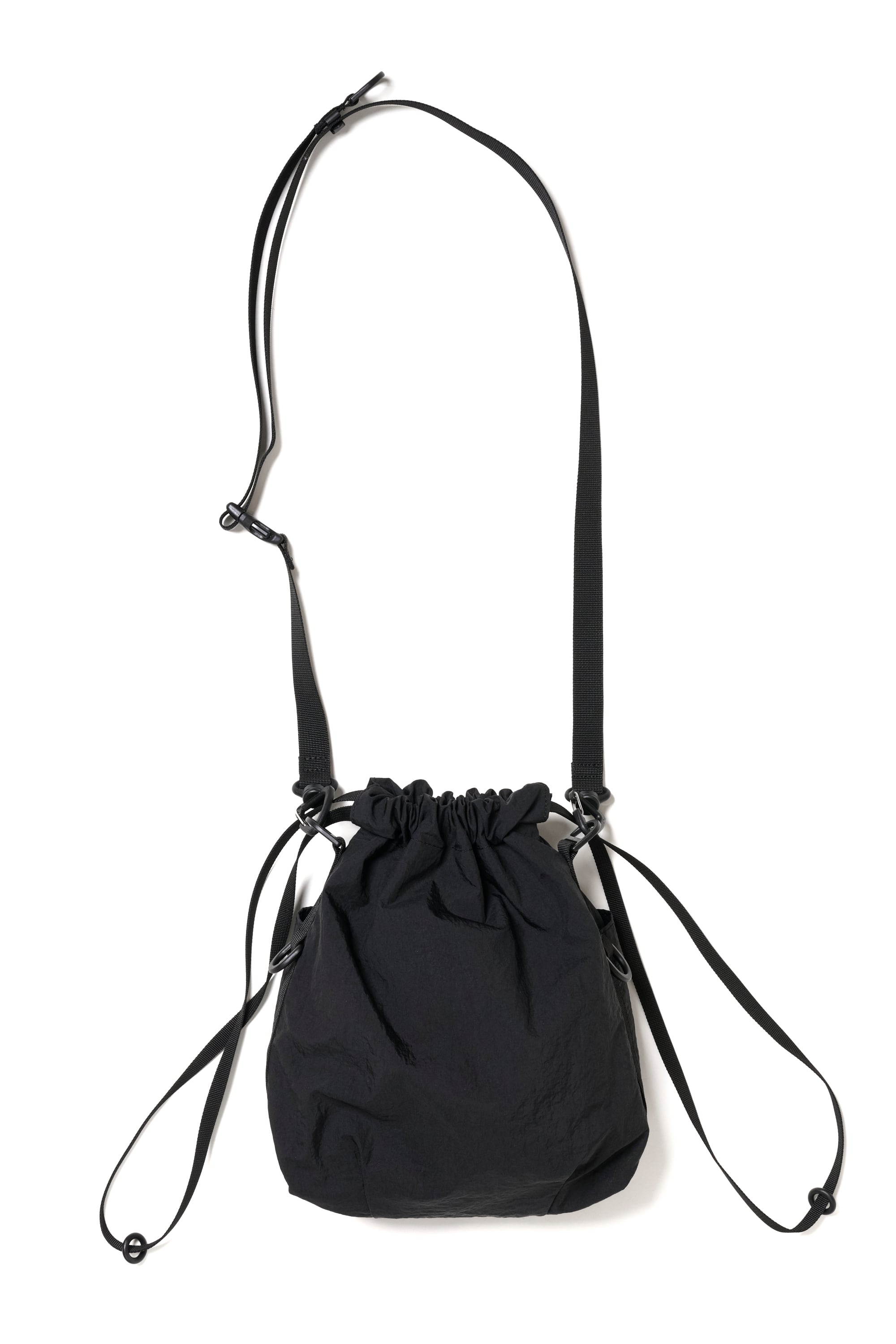 と*き様 GWお値下げ中 POINT OF RIBBON NYLONBAG L DRAW STRING BAG / BCL-114 | BAICYCLON by bagjack
