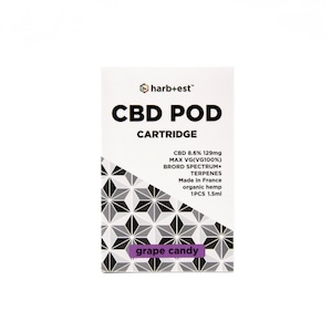 CBD POD カートリッジ 高濃度8.6%【グレープ キャンディ】