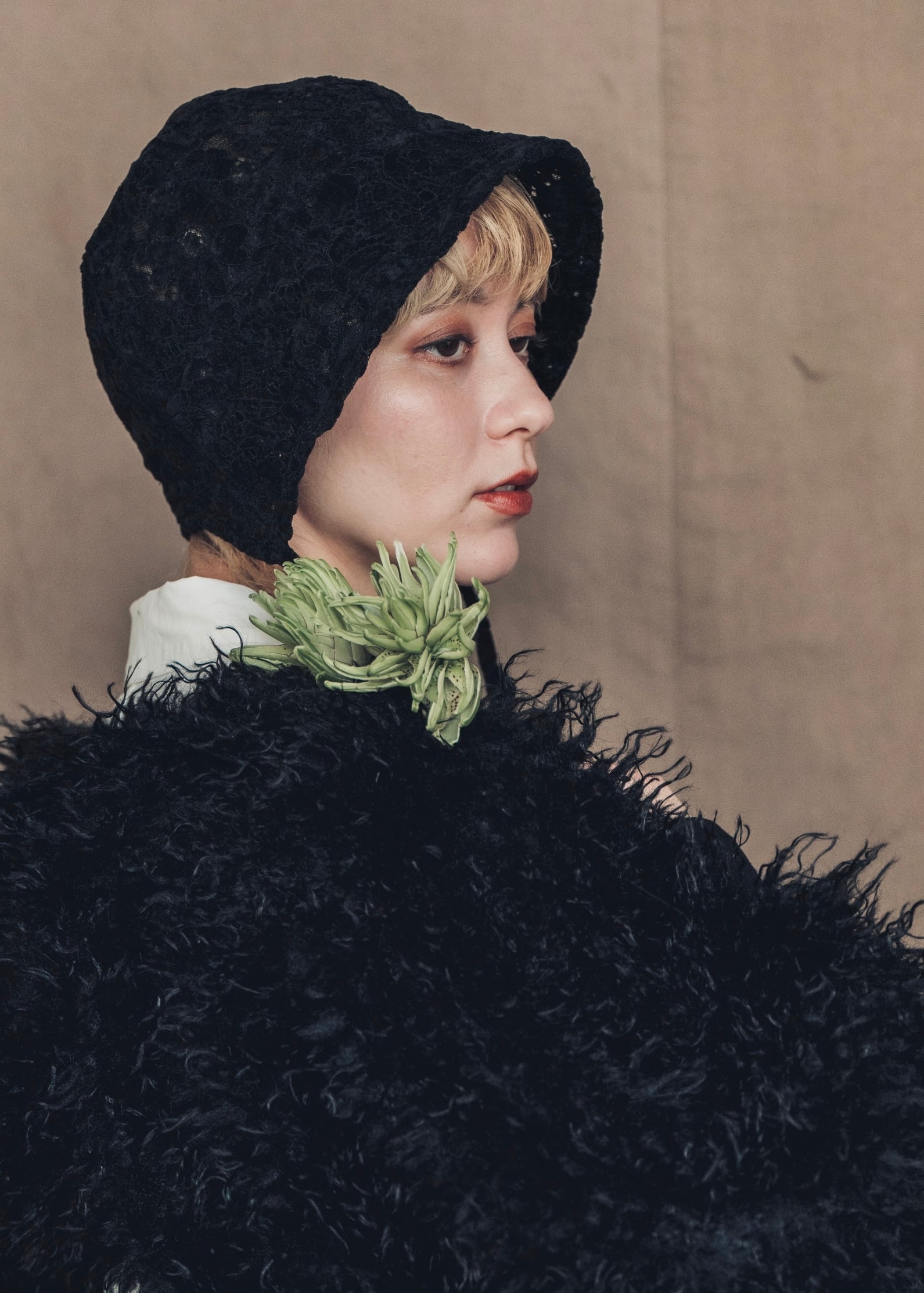 ORIENT MILLINERYオリエントミリナリー　BONNET ボネブラック ORIENT MILLINERY 帽子 ハット BONNET「ボネ」 レディース : ZOZOTOWN
