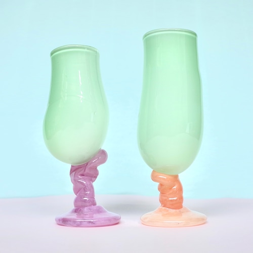 GOOFY GOBLET LONG / Cream green