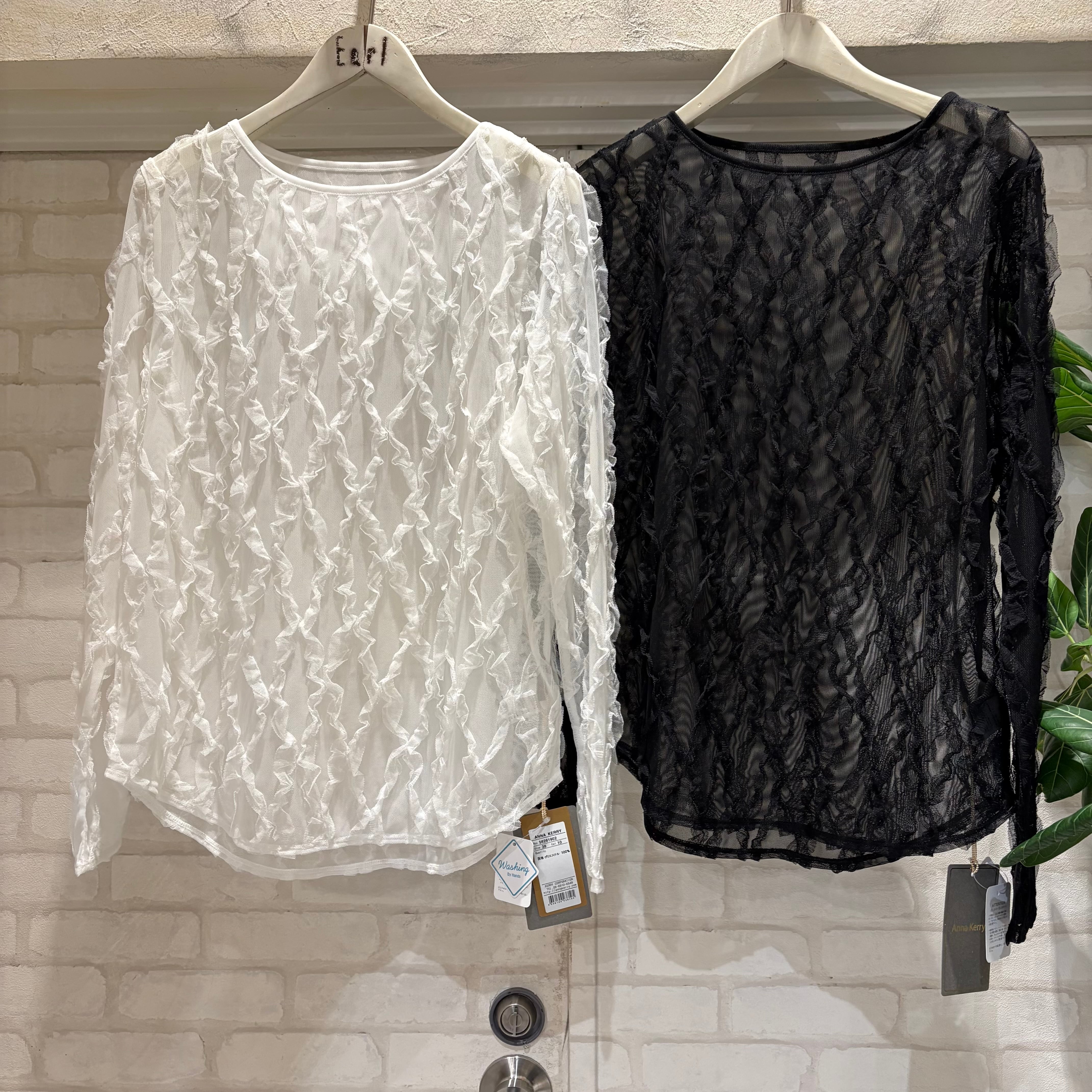 新品♡Anna Kerry♡アンナケリー♡ロゴデシンブラウス♡送料込み 新品♡Anna Kerry♡アンナケリー♡ロゴデシンブラウス♡送料込み