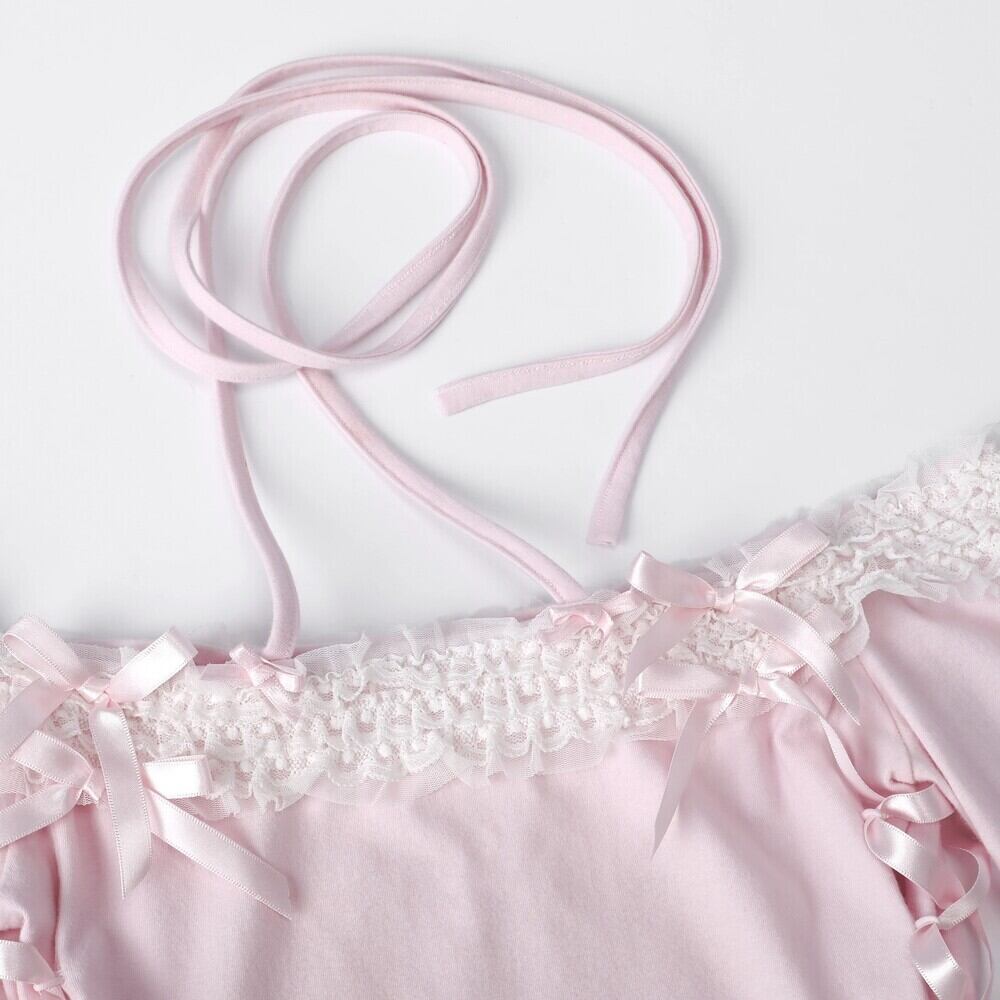 shushucherry DOLLY HIME OFF-SHOULDER T