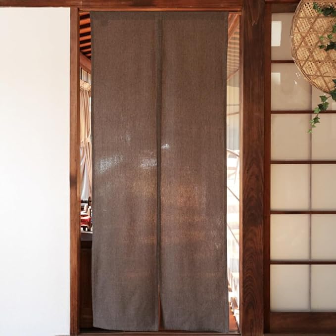 のれん工房 のれん 無地 綿混 シンプル ナチュラル 幅72 丈170cm