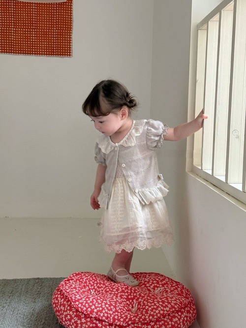 [my daughter] Shining Dress Cardigan Set-up / [마이다럴] 샤이닝원피스가디건세트