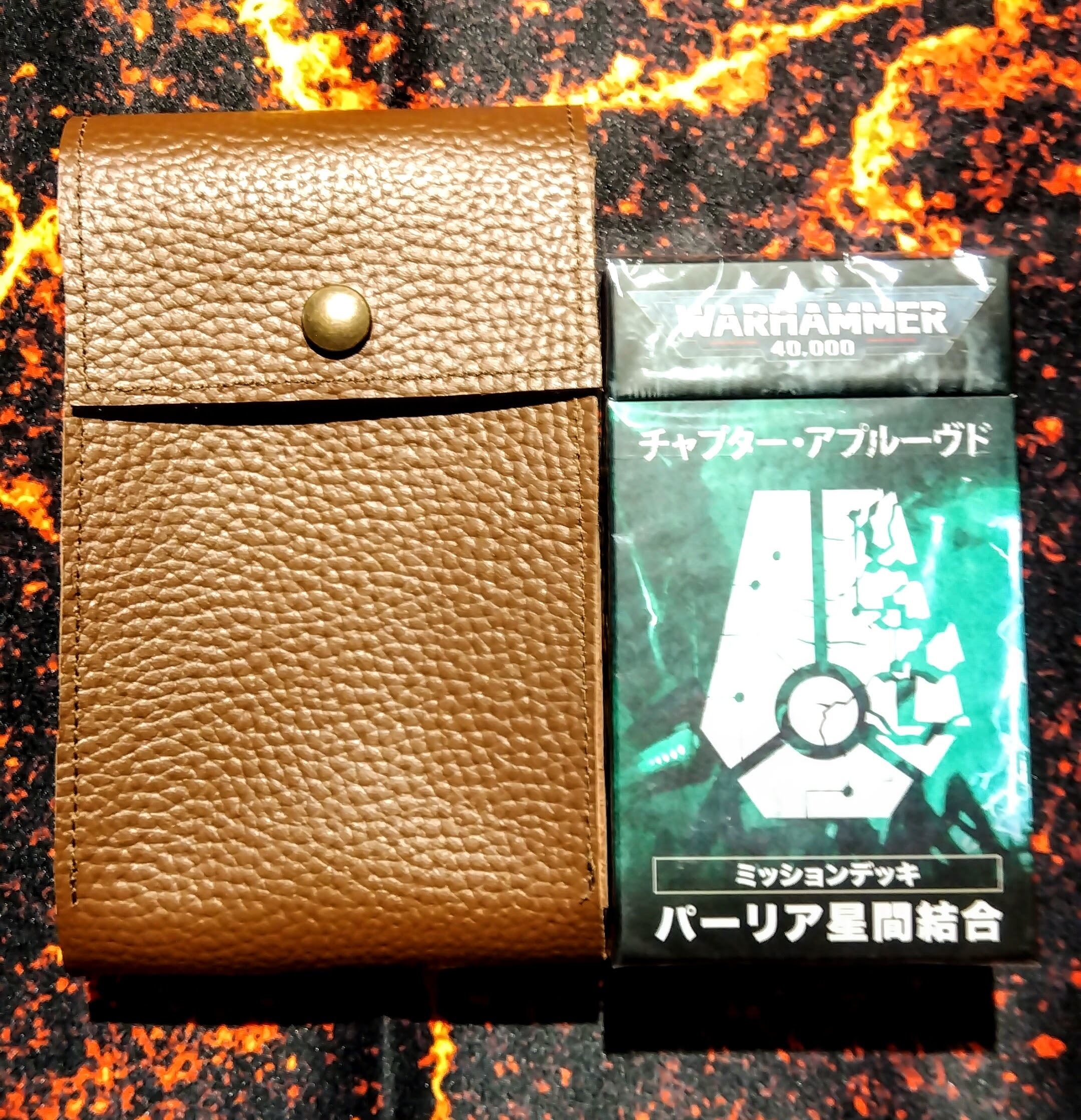 みおぴんファクトリー】レザー製カードケース（タロットカードサイズ