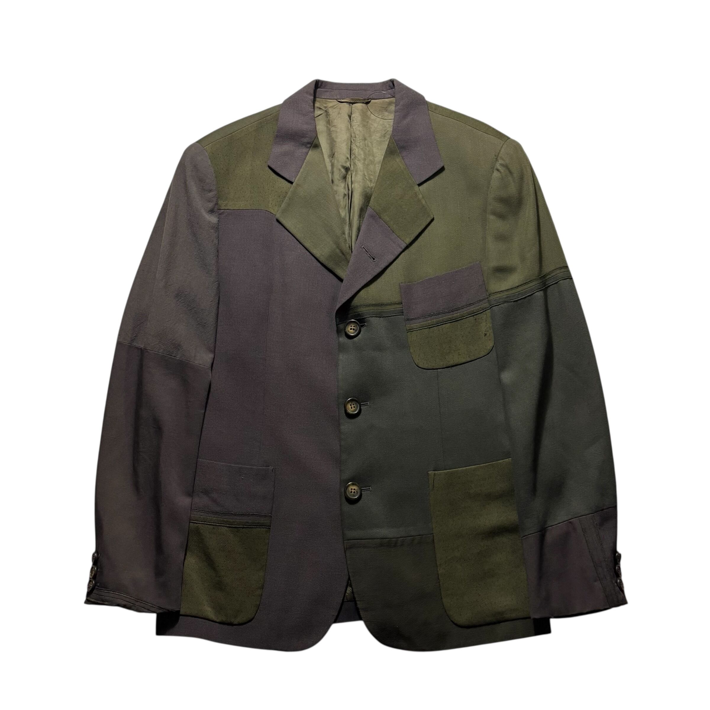 early 90s dolce&gabbana パッチワークテーラードジャケット archive DOLCE&GABBANA patchwork tailored jacket | NOIR ONLINE