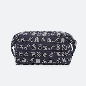 SEA NY KIT EMBROIDERY COSMETIC CASE NAVY