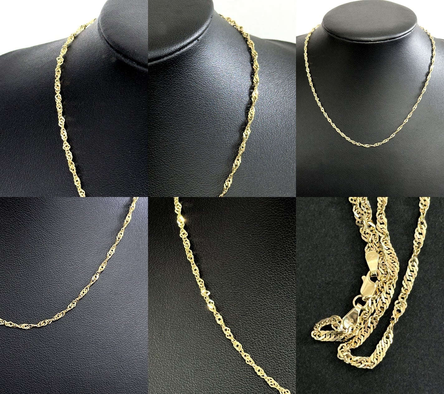 avalanche アヴァランチ 10K スクリューチェーン ネックレス AVALANCHE 10K イエローゴールド スクリュー チェーン