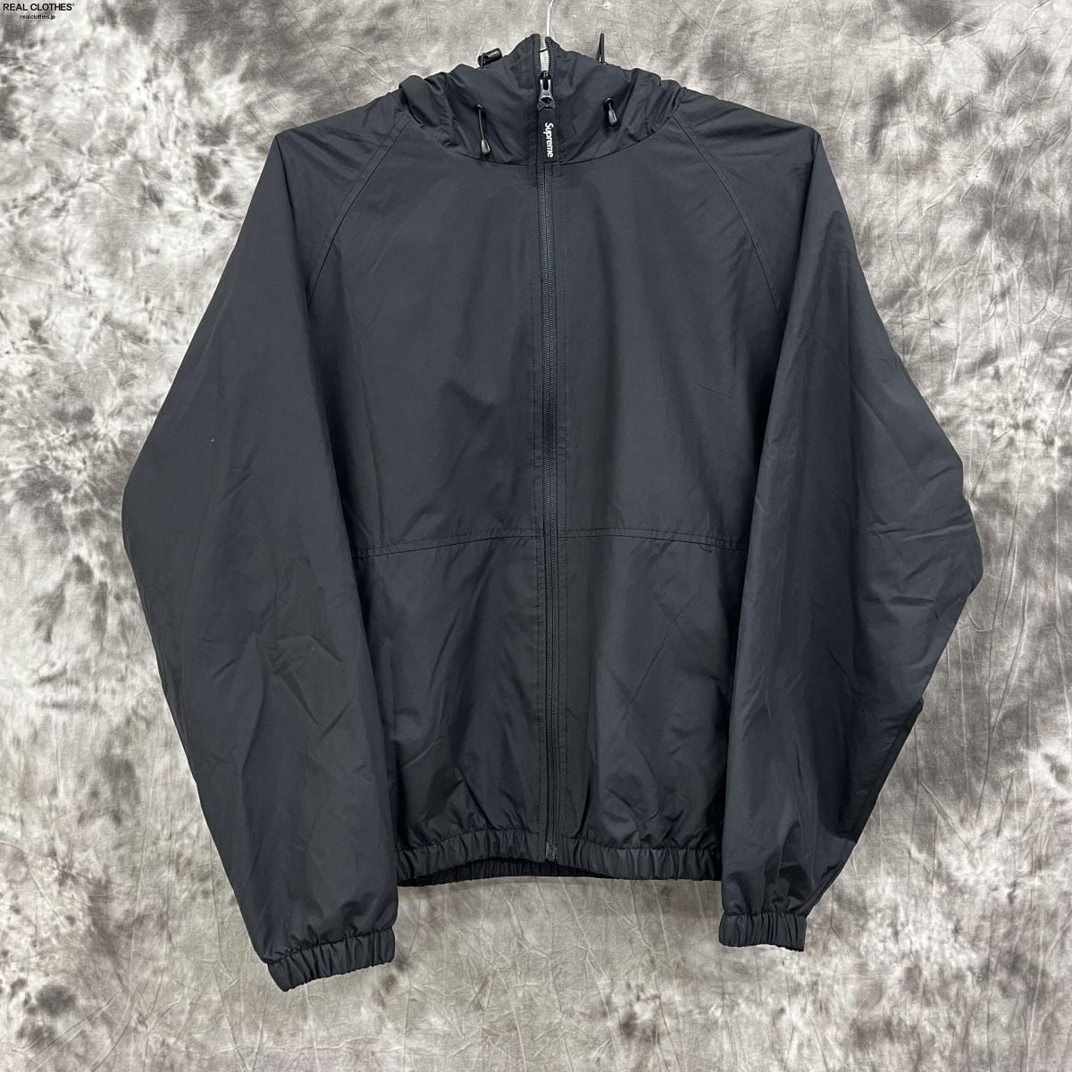 Supreme シュプリーム ジャケット 23SS Lightweight Nylon Hooded Jacket ライトウェイト ナイロン フーデッド ジャケット ブラック系 S【美品】