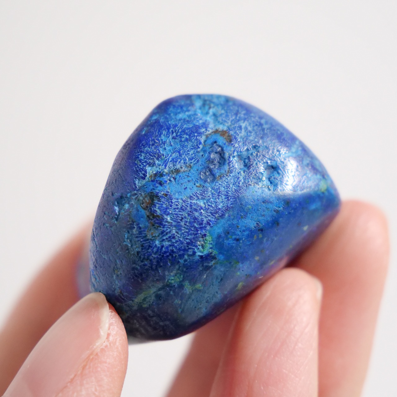 アズライト / パーム タンブル 握り石