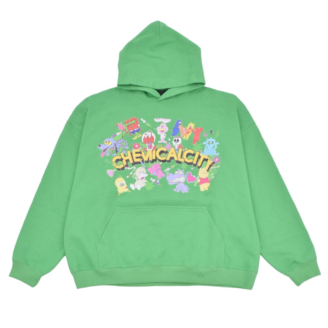 ZAC VARGAS】chemicalcity HOODIE(6色展開) | AYIN