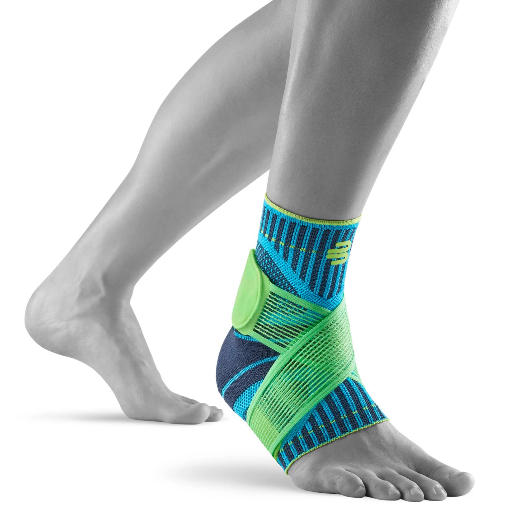 【特価処分】Bauerfeind(バウアーファインド)SPORTS ANKLE SUPPORT 8の字で包み込み固定、通気性の良い足首用サポーター【スポーツシリーズ 左右兼用1枚 XS〜XXL ドイツ製】 (XXL - 右 (right) リベラ (Rivera))