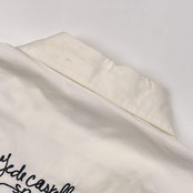 Jean Charles de Castelbajac Sport カステルバジャック 英字 アートデザイン 長袖シャツ 3/ホワイト系 メンズ ゴルフ