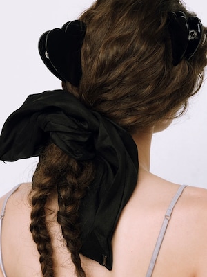 【25AW】heyep へイップ  / Silk Square Large Scrunchie