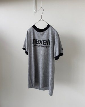 -Maxell- Vintage 90s Ringer T-Shirt