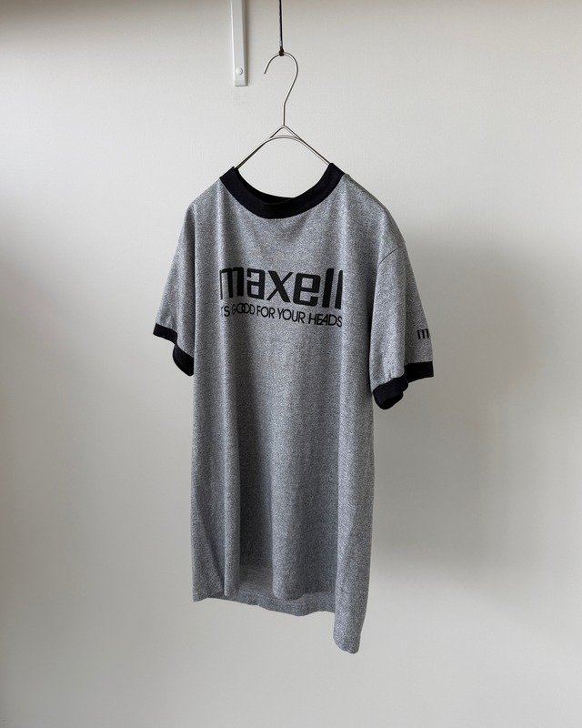 -Maxell- Vintage 90s Ringer T-Shirt