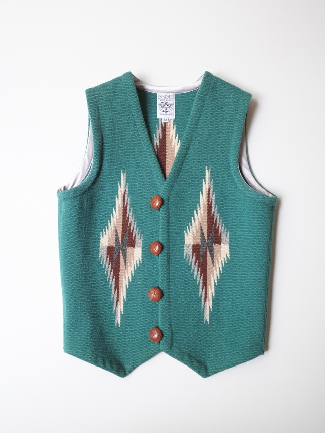 ORTEGA’S chimayo woven vest