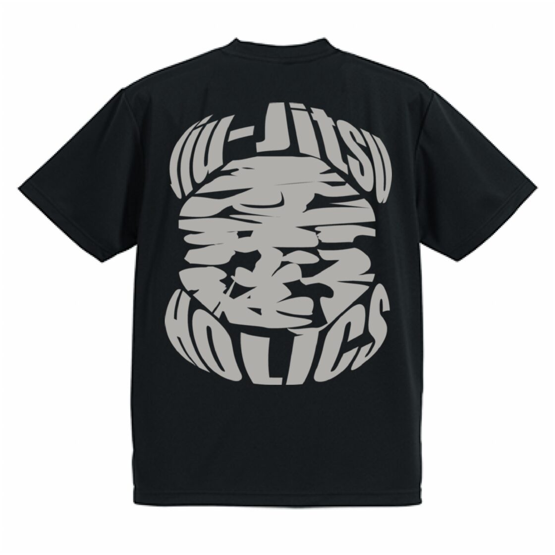 柔術Tシャツバックプリント[Jiu-Jits HOLICS]-メッシュドライ半袖 | PAY ID