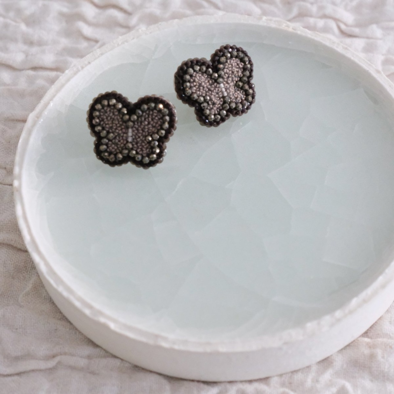 tamas(タマス) まぼろし/Type A/Dark gray イヤリング&ピアス