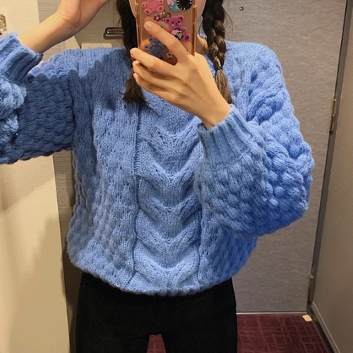 ニットセーター レディース トップス ニット セーター 長袖 ラウンドネック 秋冬 暖かい プルオーバー カジュアル お出かけ おしゃれ ファッション 女性 ニットトップス ゆったり レトロ ルーズ