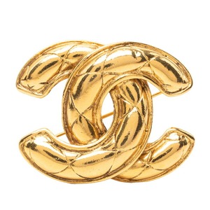 シャネル ココマーク ヴィンテージ ブローチ ゴールド メッキ レディース CHANEL 【中古】