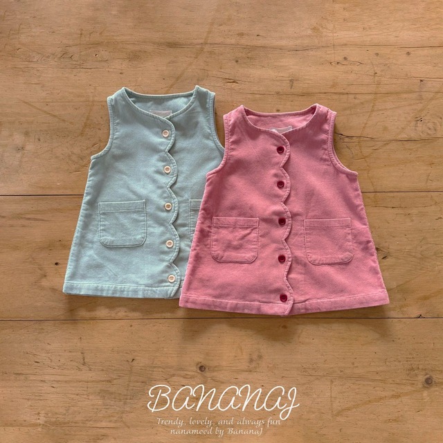 【取寄】banana j｜coco wave dress｜ココウェーブワンピース｜XS-JS｜kids&jr｜25 winter