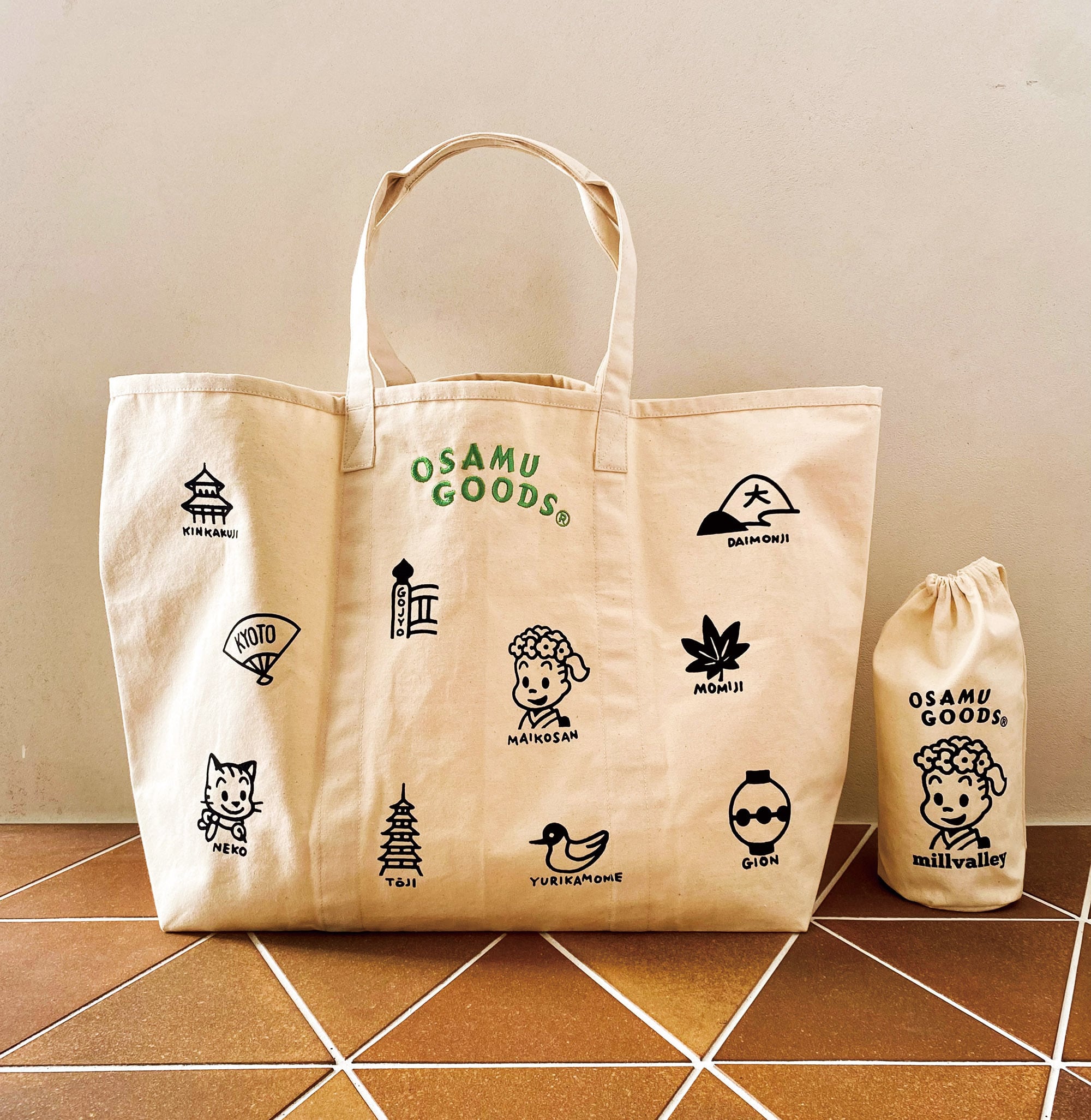 OSAMU GOODS market bag _kyoto