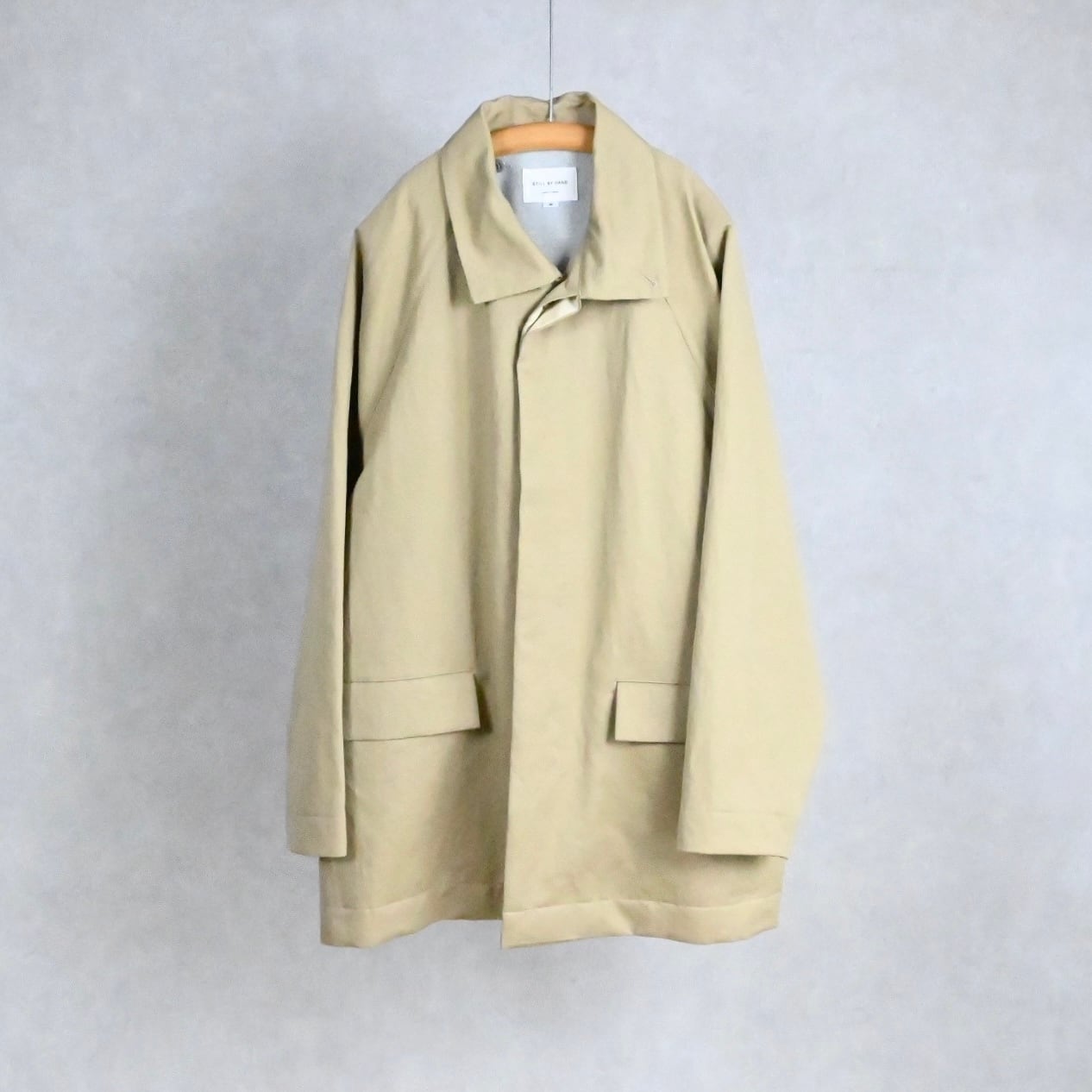 25SS》【STILL BY HAND】C/L SOUTIEN COLLAR HALF COAT with LINER
