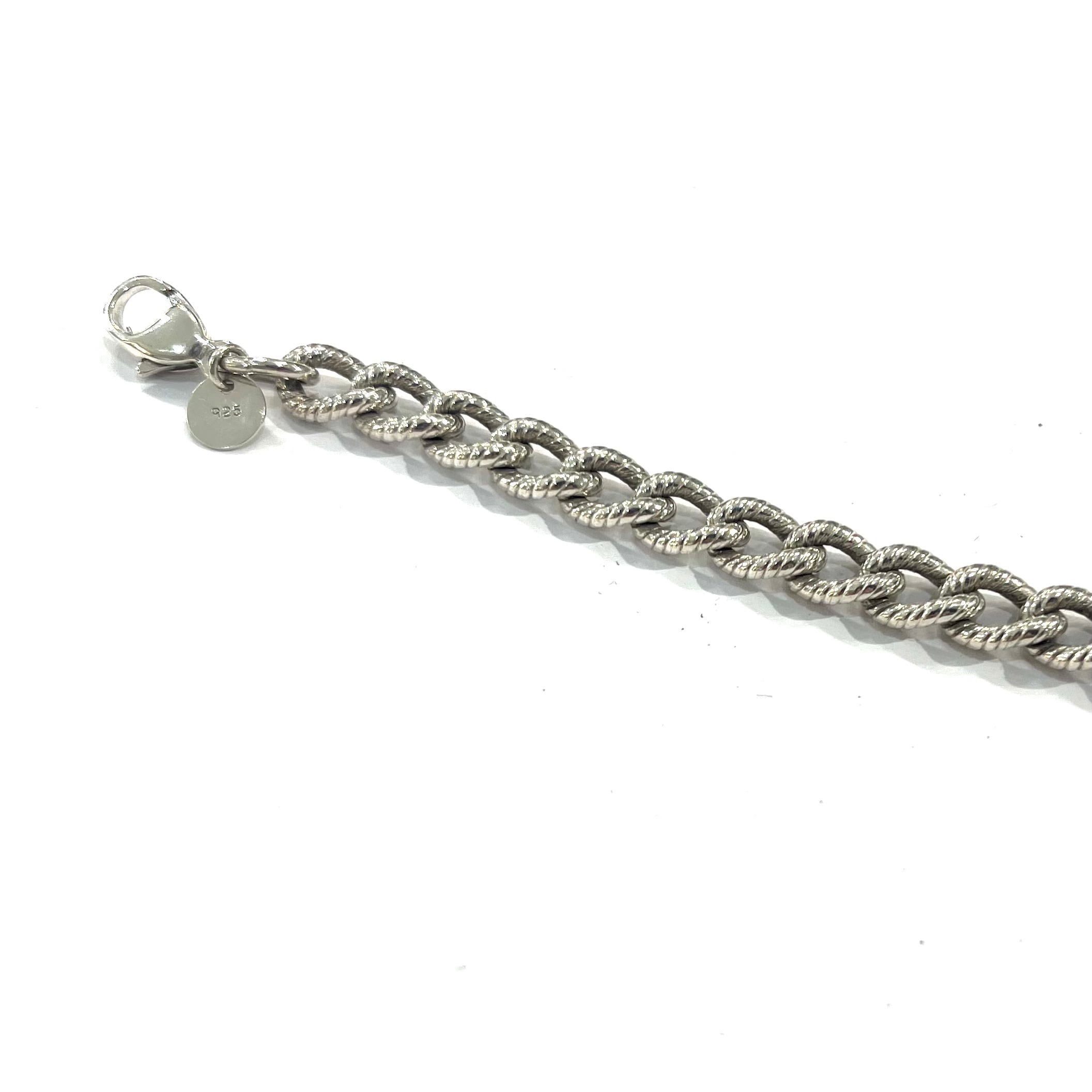 ティファニー　Tiffany シルバー ロープチェーン ブレスレット 希少【TIFFANY&CO.】 2761 TIFFANY &CO ヴィンテージ ロープチェーン