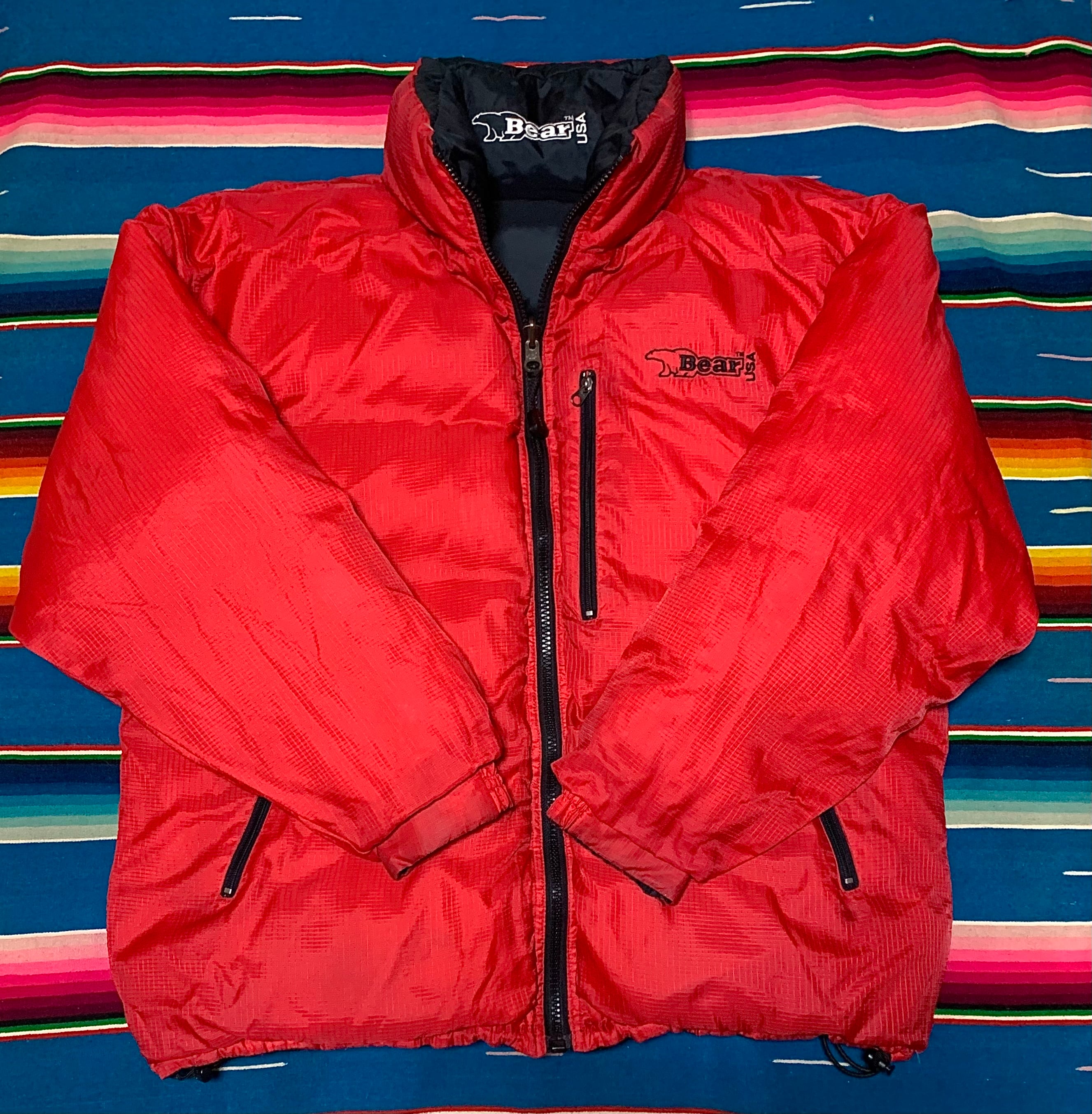 90s OLD BEAR U.S.A REVERSIBLE DOWN JACKET 90s オールド ベア 90s OLD BEAR U.S.A REVERSIBLE DOWN JACKET 90s オールド ベア
