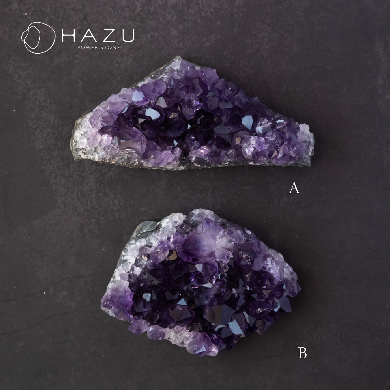 アメジストミニクラスターA・B（ウルグアイ産）