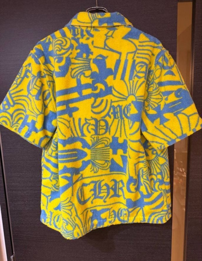 CHROME HEARTS クロムハーツ ジャケット CRS BUTTON PILE SS SHIRT