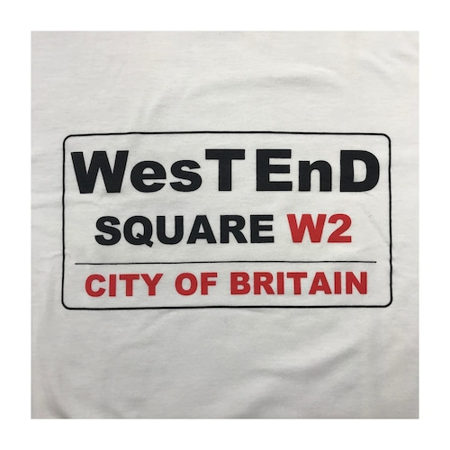 【SALE 50%OFF!!!】WesT EnD :" CITY OF BRITAIN " T-Shirt WT-07