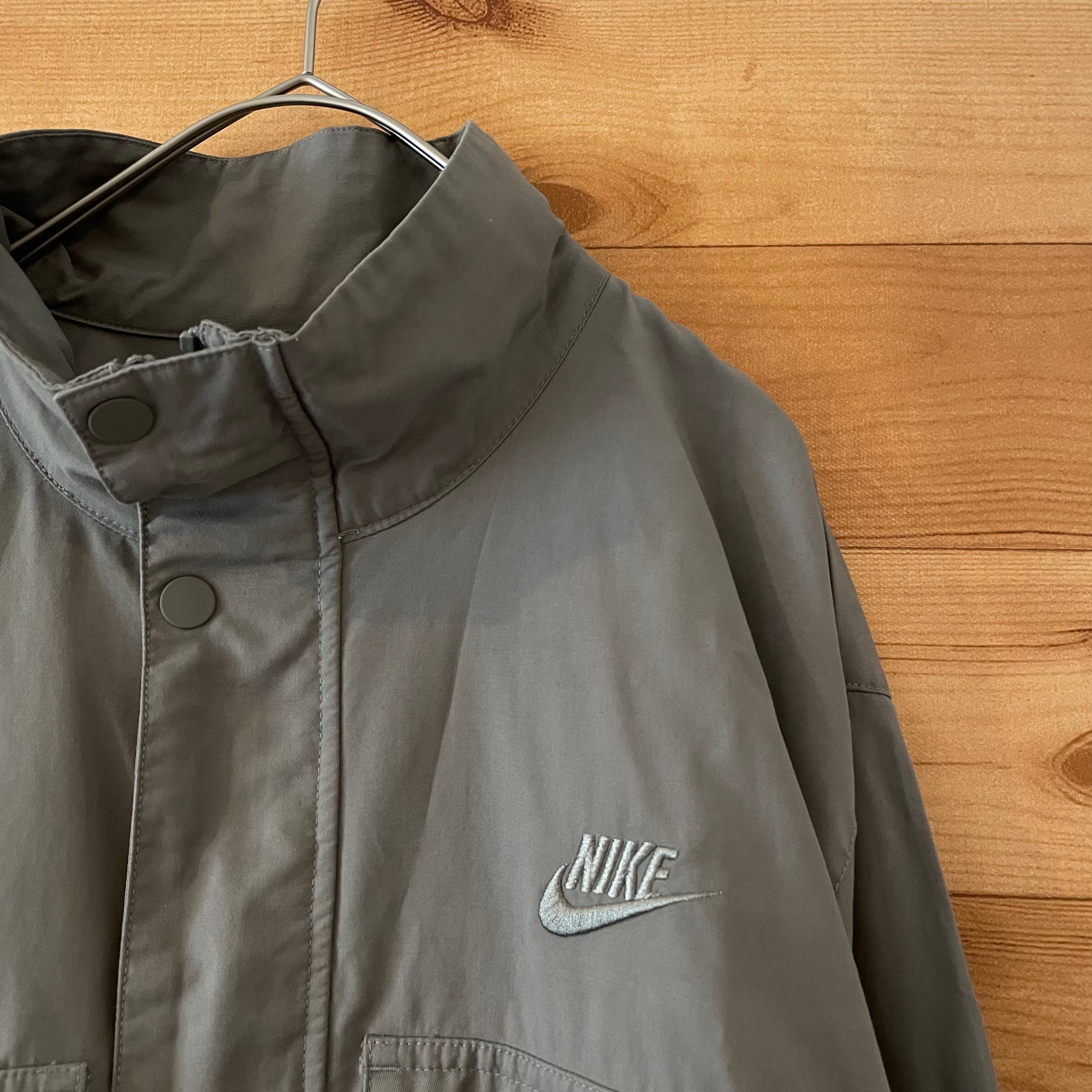 定番 NIKE ナイキ トラックジャケットワンポイントロゴ ブラック 2XL