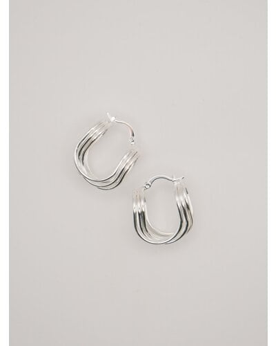 【CHIGNON】［0055-353RT] 3ラインカーブピアス