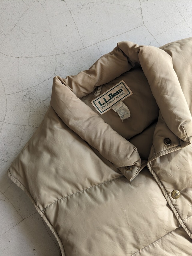 “L.L. Bean” DOWN VEST BEIGE