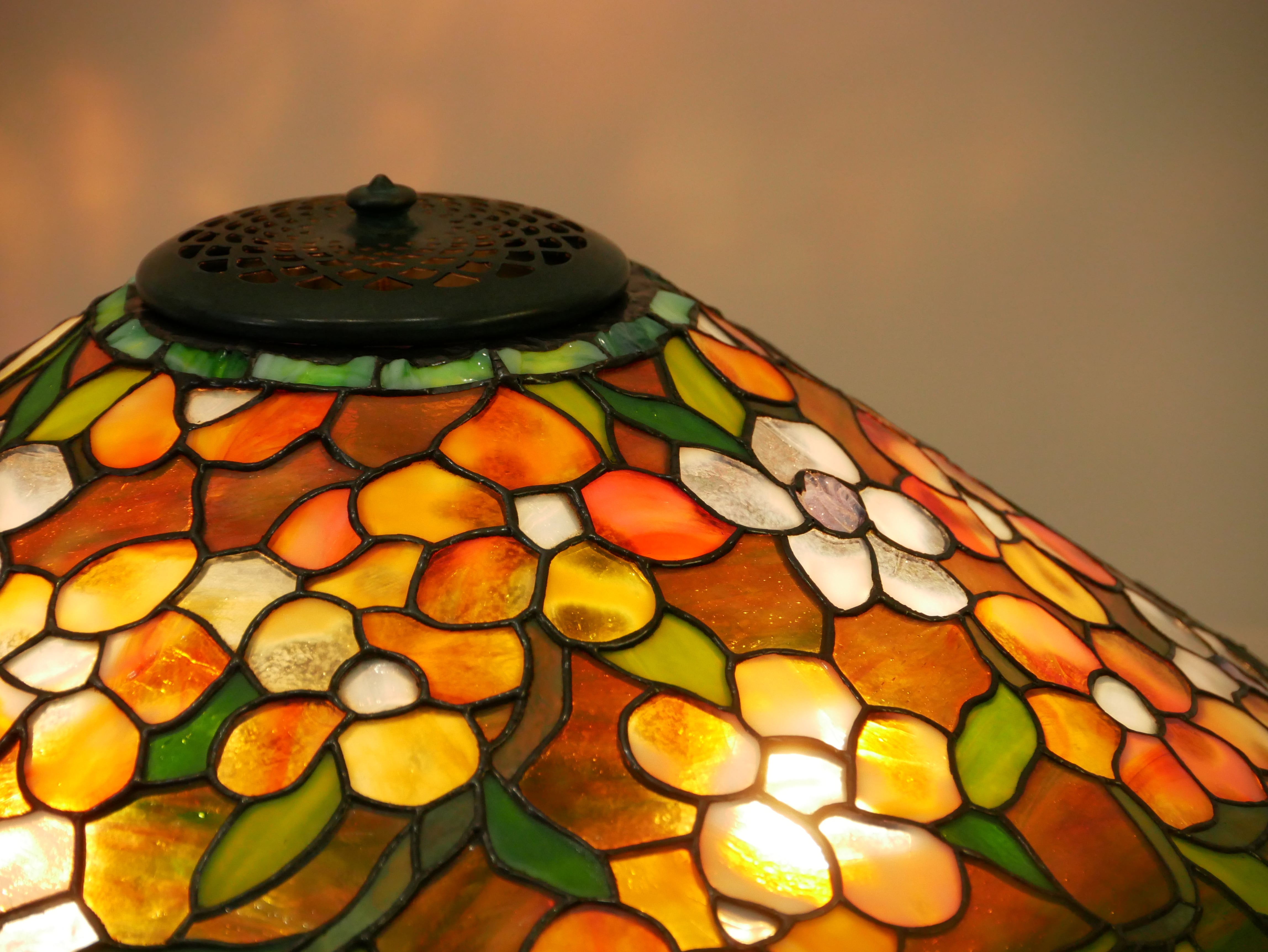 ステンドグラス】ティファニーランプ インテリア アラマンダ _YY