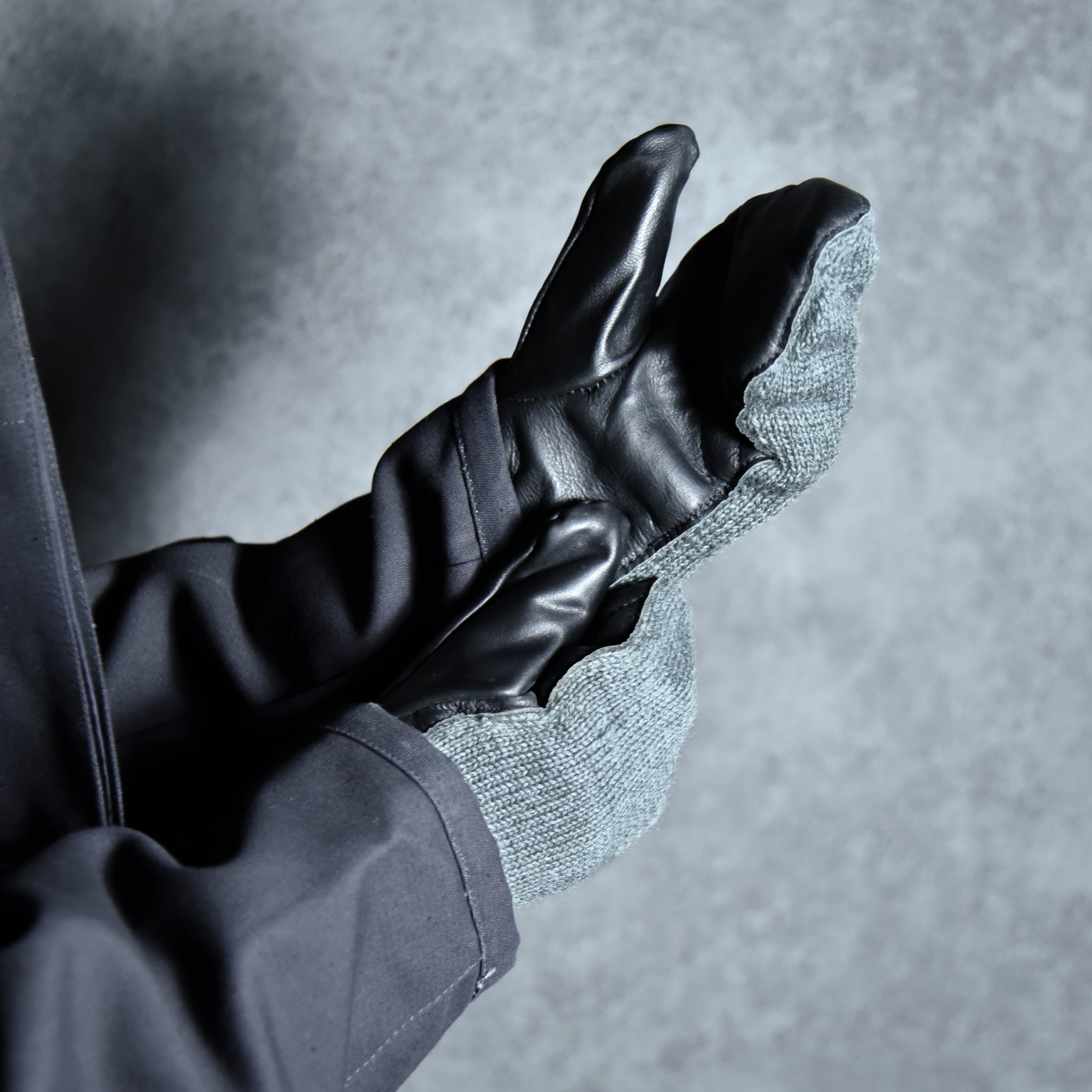 DEAD STOCK】Swiss Army Wool Leather Mitten Glove スイス軍 ウール