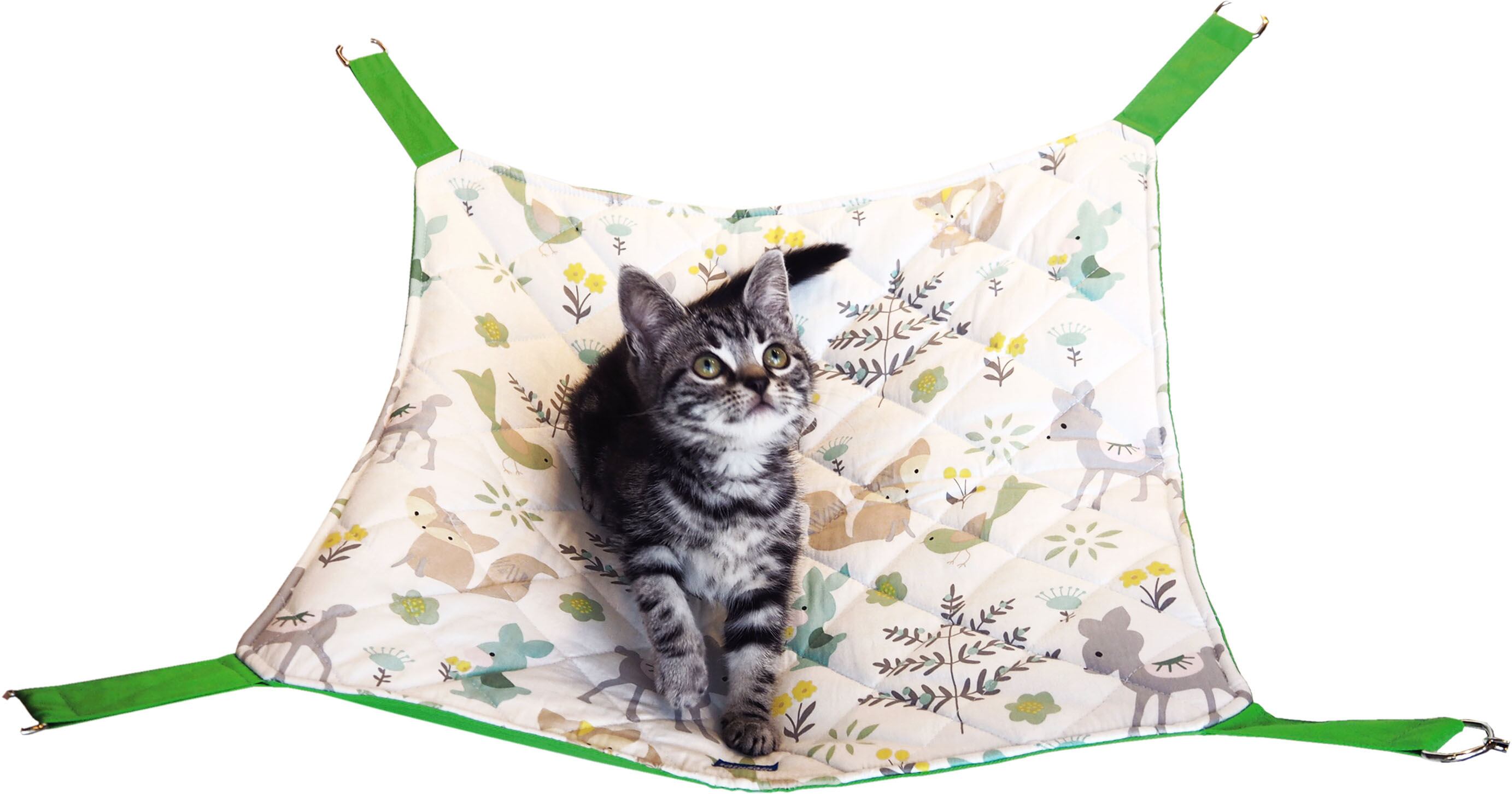 【猫ちゃん用】猫のハンモック　森の動物たち