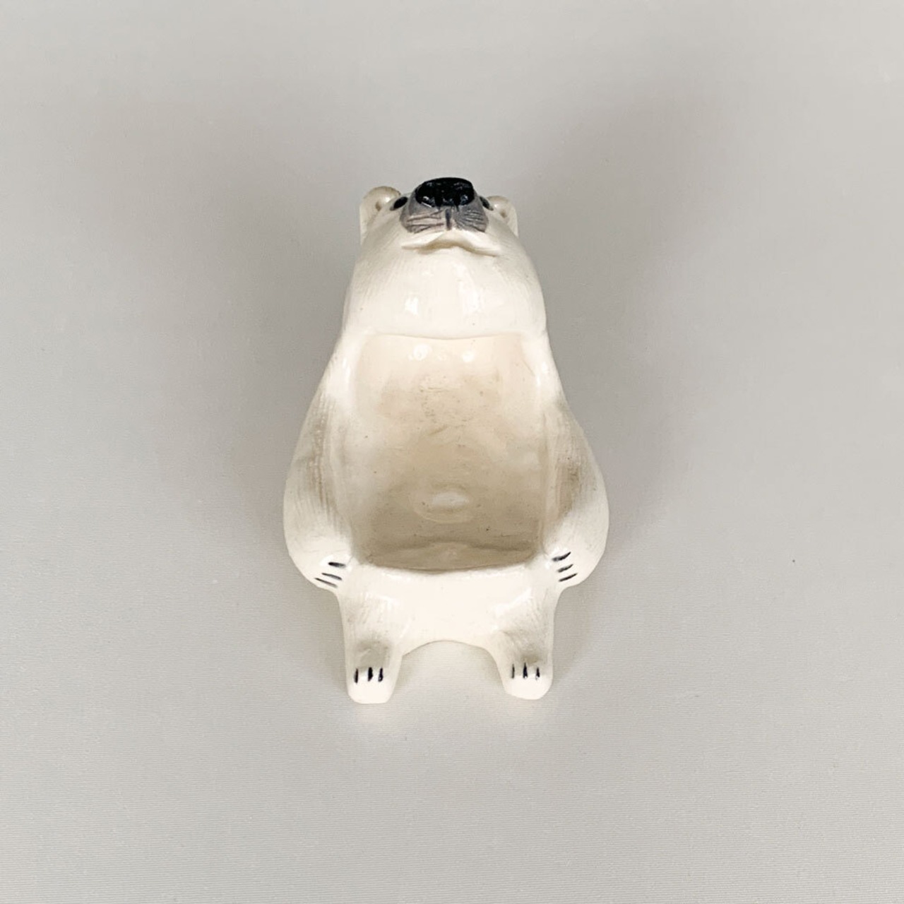 ま工房 しろくま おたま立て 小物置き