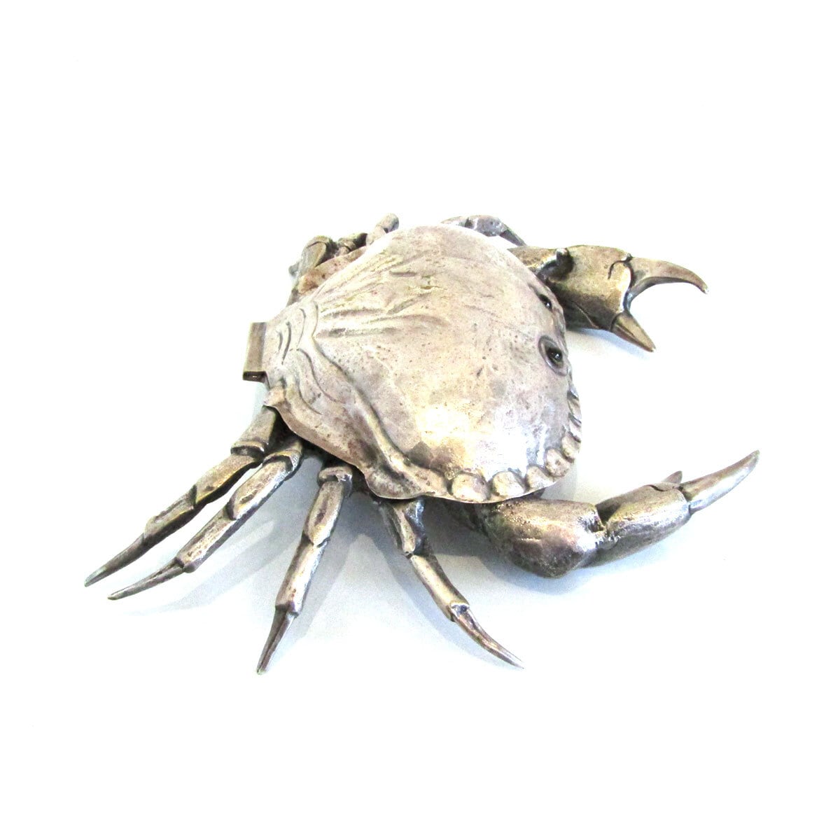 1970s Italy 「Franco Lapini」 king crab caviar service silver