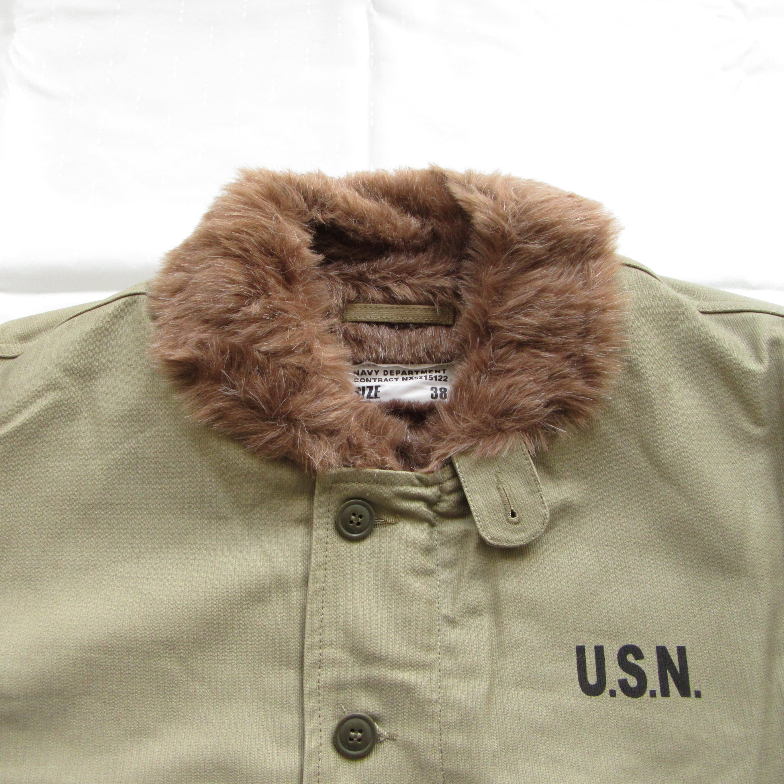 enセレクト N-1 デッキジャケット カーキ | セレクトショップen