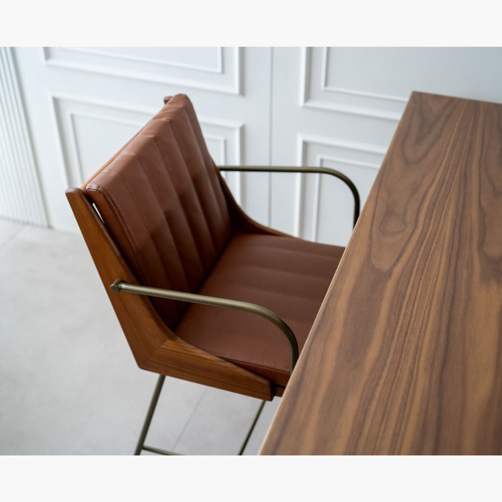 Karak Arm Chair Brown / カラックアームチェア ブラウン K03095MS6