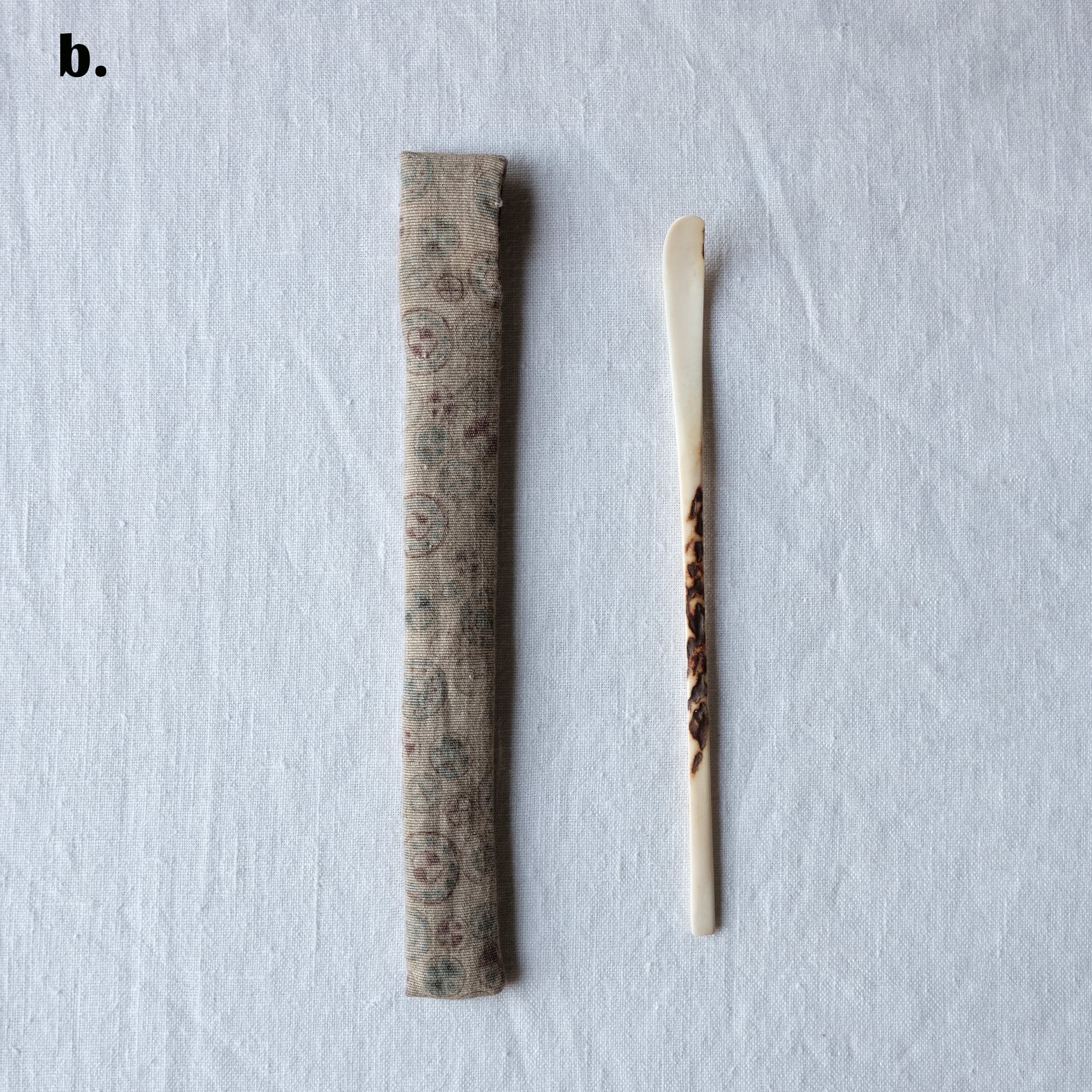 森田孝久 Takahisa Morita 茶杓 鹿角 b. c. e.