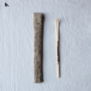 森田孝久 Takahisa Morita 茶杓 鹿角 b. c. e.