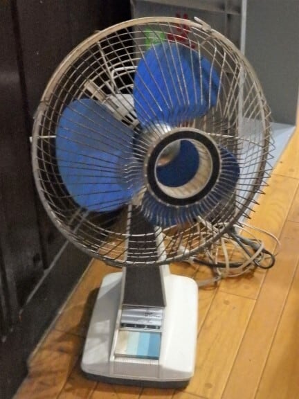 富士電機 サイレントファン 扇風機30㎝ デラックス扇 昭和レトロ