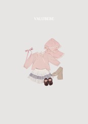韓国子供服 / 26Autumn / 〖取寄〗valubebe / フリル ティアード スカパン / ベビー服 / キッズ服 *6M~S*