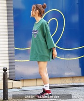 \SALE/◆サガラワッペン刺繍 スーパーワイド Tシャツ◆ir-h326221
