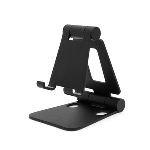 【在庫処分】アーキス(Archiss) ARCHISS 自由自在に折りたためるスマホ・タブレット アルミスタンドAlumi Stand mini Double SWING(ブラック) AS-MWBM-BK